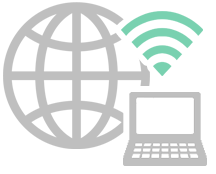 イメージ：必要なのはインターネットだけ